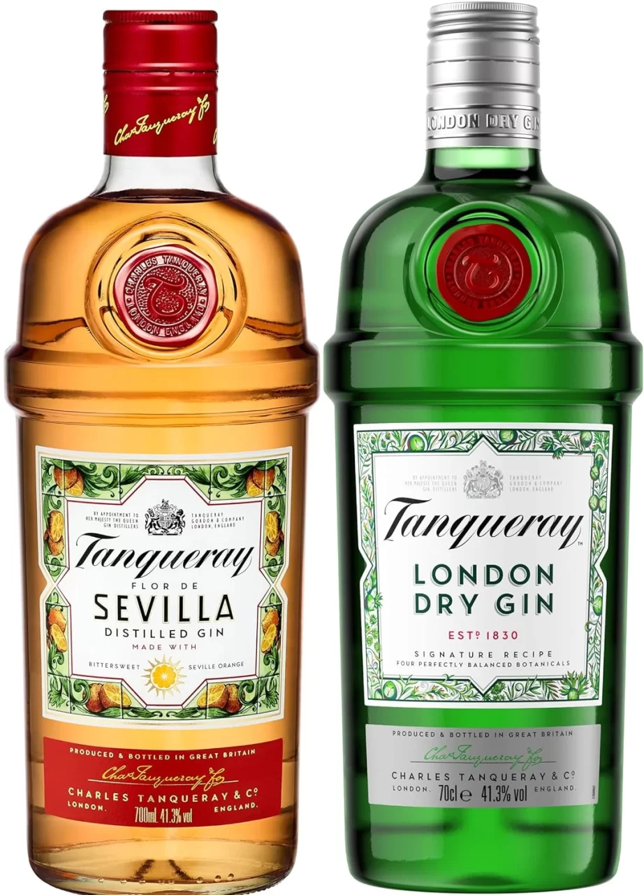 Tanqueray Gin Bottles